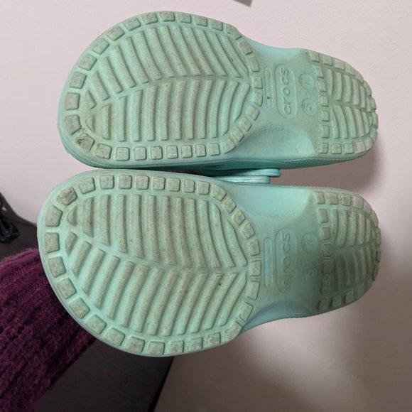 Teal Crocs Classic Clog Women's 7 / Men's 5 - Picture 7 of 11